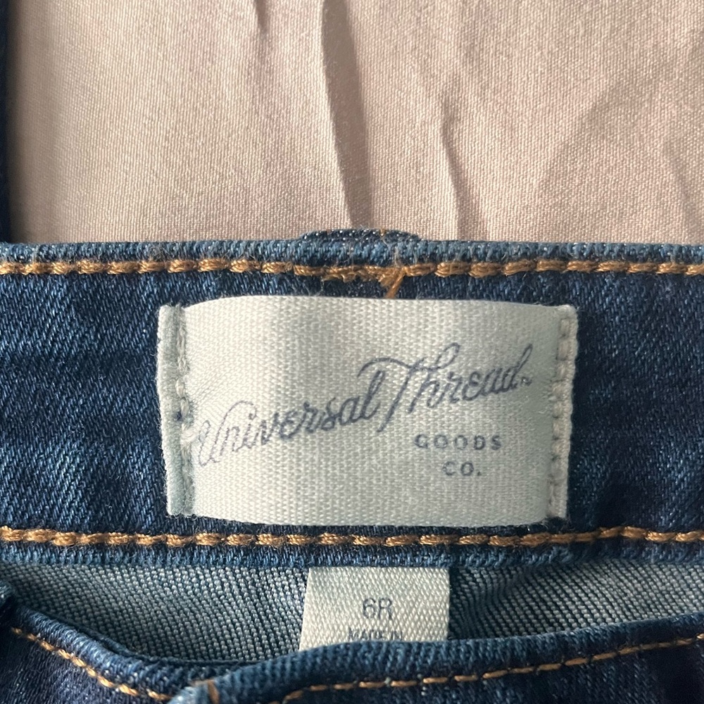 Universal Thread Dark Indigo Flare Jeans - Picture 14 of 16